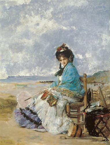 Peintures Jours d'été Palmaroli Gónzalez pour Salon Lumineux et Chambre Élégante