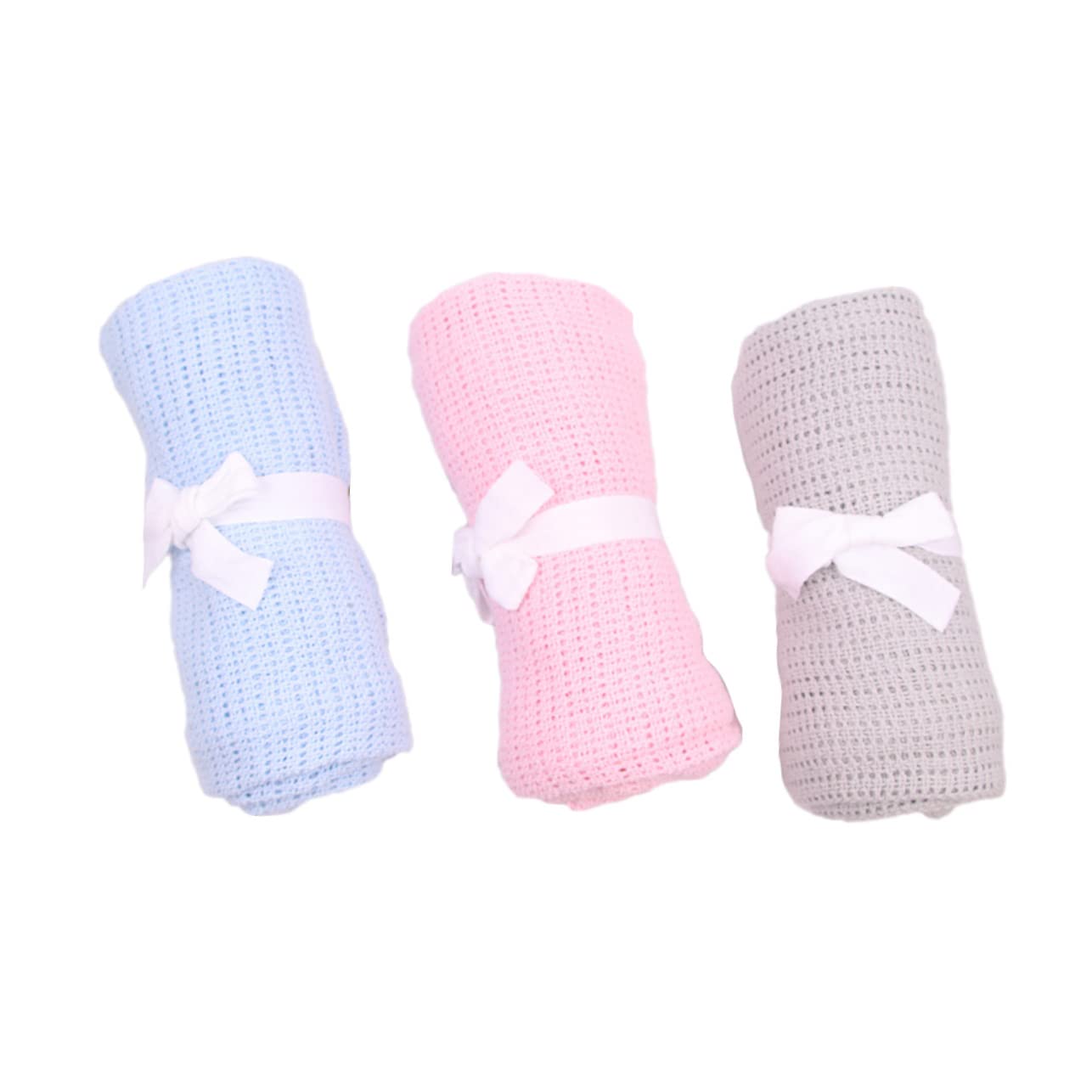 TOYANDONA 3pezzi Coperta per Ragazzo Ragazza Ragazza in Cotone Coperta Cellulare per Ragazzo di Coperte per Piccoli Adatta per Culla Passeggino Viaggio
