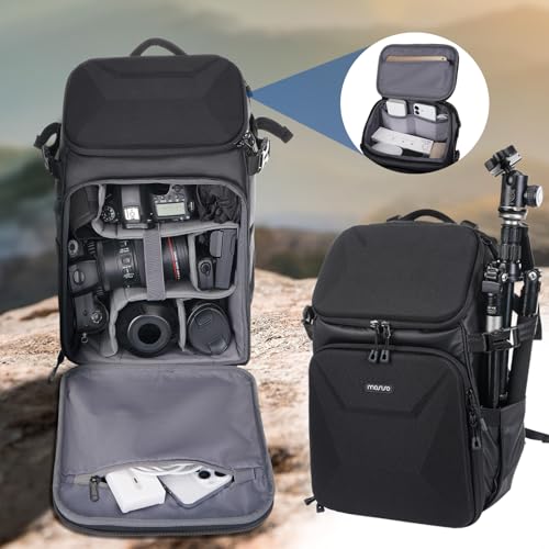 Mochila para cámara DSLR impermeable con soporte para trípode miniatura 4