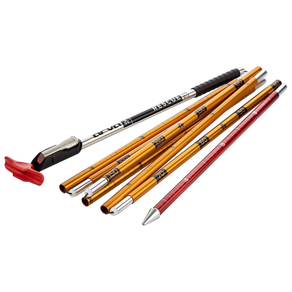 Arva Rescue 300 Probe, Ski Touring Probe for Backcountry Skiing, Splitboarding, Snowmobiling, and Snowshoeing Use, 3 Meter Length, Orange