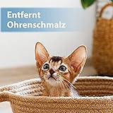 Felisept Ohrpflege Finger-Pads für Katzen 50 Stück - Pflege & Hygiene für Katzenohren, Fingerlinge zur praktischen & intutiven Reinigung, Ohrreiniger für Katzen, Ohrmilben Katze - Kitten Pflege