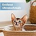 Felisept Ohrpflege Finger-Pads für Katzen 50 Stück - Pflege & Hygiene für Katzenohren, Fingerlinge zur praktischen & intutiven Reinigung, Ohrreiniger für Katzen, Ohrmilben Katze - Kitten Pflege