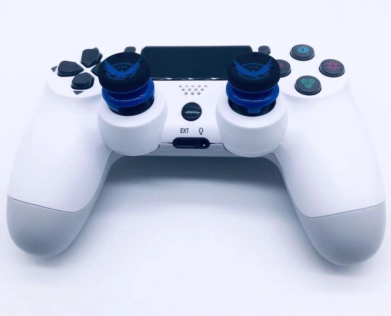 Silicone Analog Extender Thumb Grip Cover Joystick Cover Thumb Stick Cover Plus Height Joystick Cover for Playstation 4 PS4 Xbox 360 PS3 (Blue)