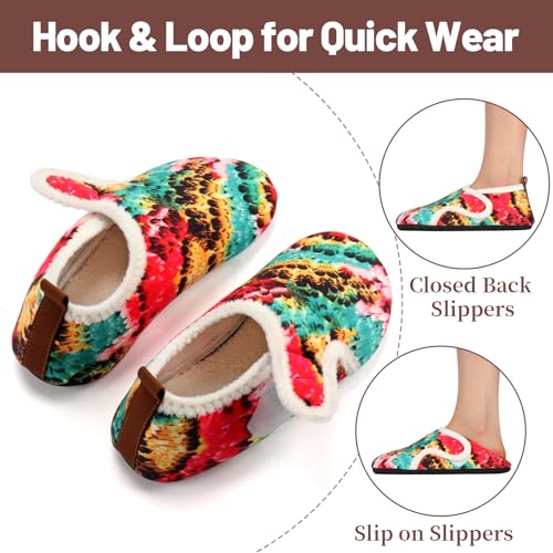 Image of Ibeauti Women Mens House Slippers Lightweight Comfy Barefoot Slipper Socks Rubber Sole House Shoes for Indoor /Outdoor Bedroom Travel
