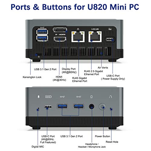 Mini-PC-de-sobremesa-Minisforum-U820-Windows-10-Pro-con-Intel-Core-i5-8259U-4C8T-8GB-DDR4-256GB-SSD-HDMIDPUSB-C-4K--60Hz-2-x-RJ45-Dual-Band-WiFi-6-BT51