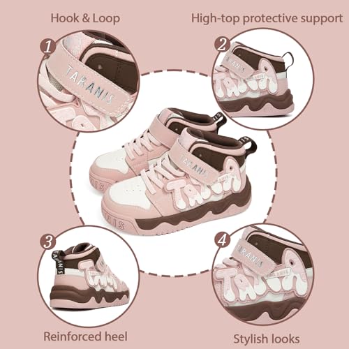 Boys and Girls Sneaker Kids Fashion Shoe Boot-Like High Top4