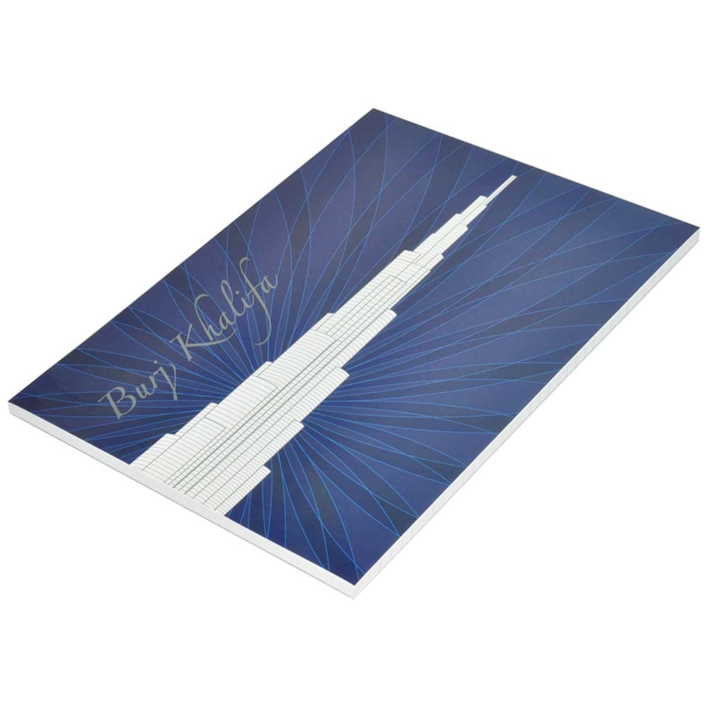 FIS® BURJ KHALIFA WRITING PAD, A4 80 SHEETS - FSPDEA480BUK - 1PC