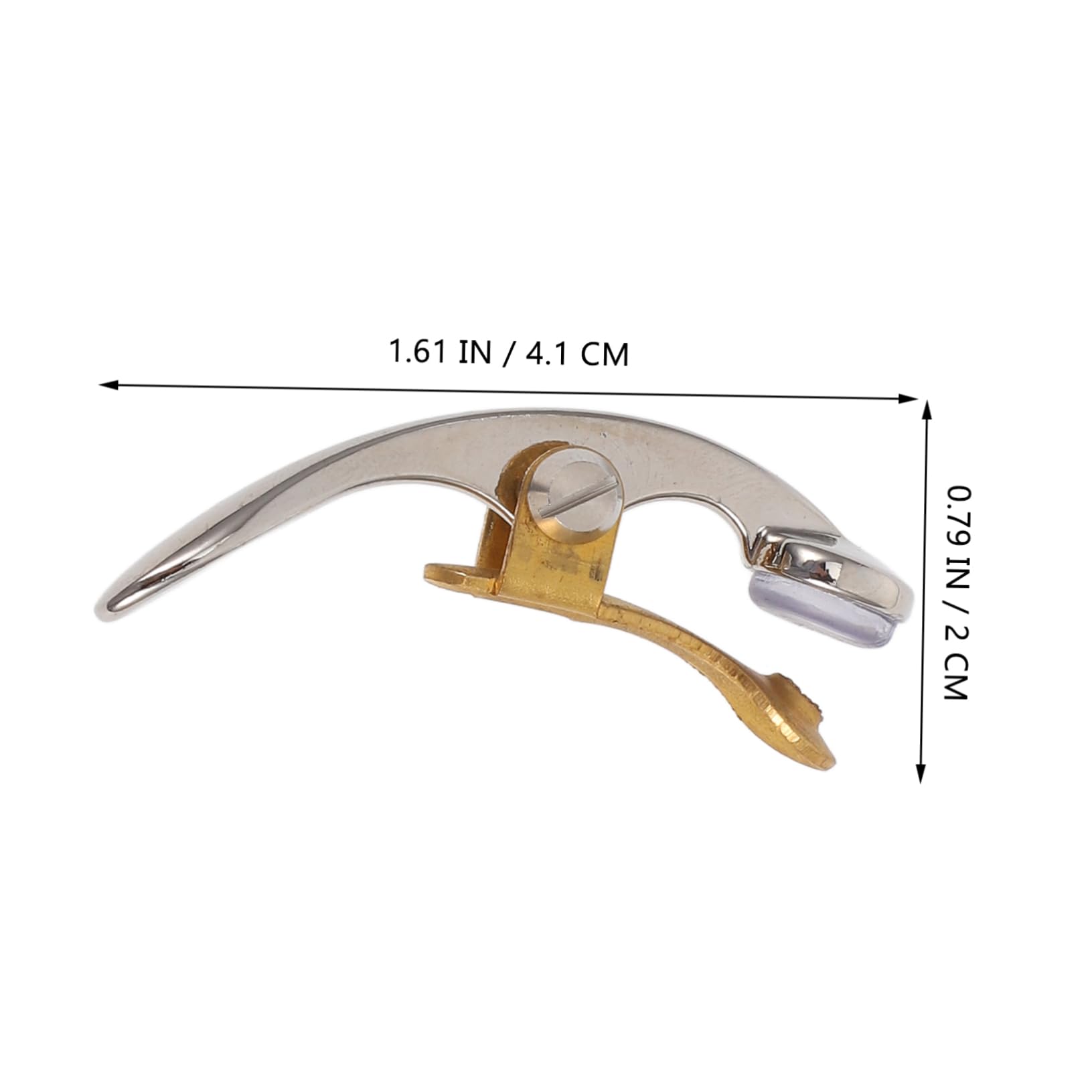 HANABASS 1Pc Trumpet Watergate Key Drain Tool for Trumpet Easy to Install Clean Portable Water Key Replacement Silver