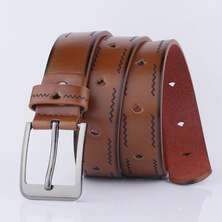 Hollow Men's Belt Adolescent Versatile Decorative Jeans2