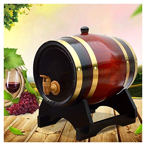 Barril de Vino de Madera de Roble de 1,5 l, 3 l, 5 l y 10 l, dispensador Vintage de Whisky.