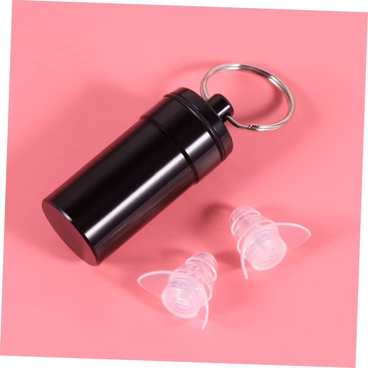 Mobestech 3pares Tapones De Silicona Reutilizables Para Músicos Protección Auditiva De Reducción De Ruido Incluye Botella Portátil Comodidad y Durabilidad Para Conciertos y Fiestas
