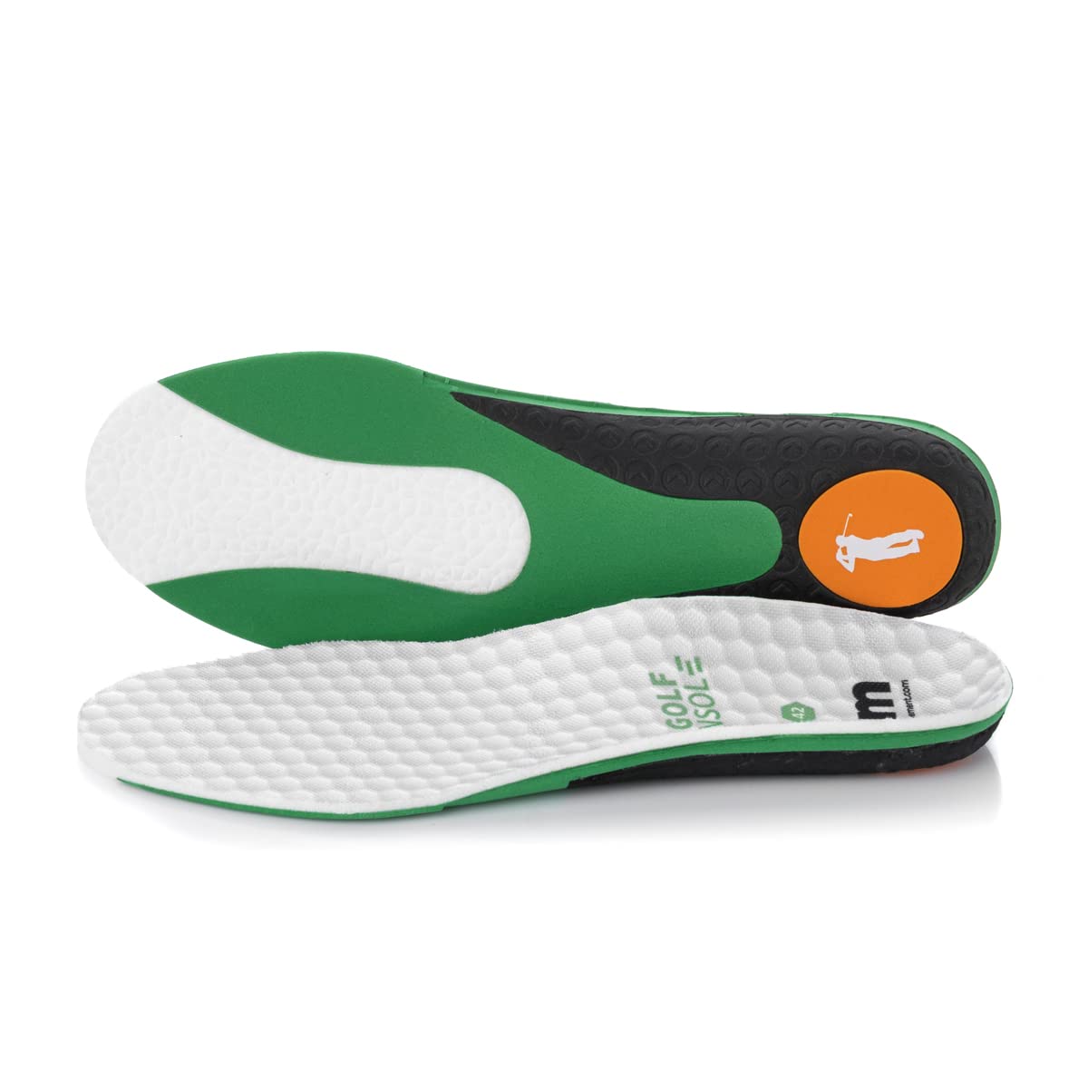 OM Ortho Movement Golf Insole Soletta, Maggior Equilibrio Durante lo Swing. Sostegno Arco Plantare (45)