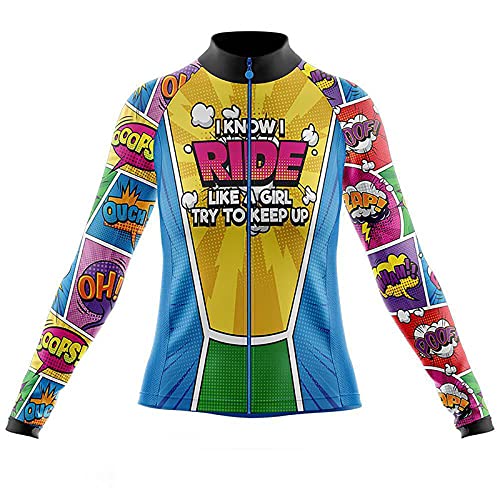 Maillot de cyclisme femme pour vtt et balades en forêt haut bleu l