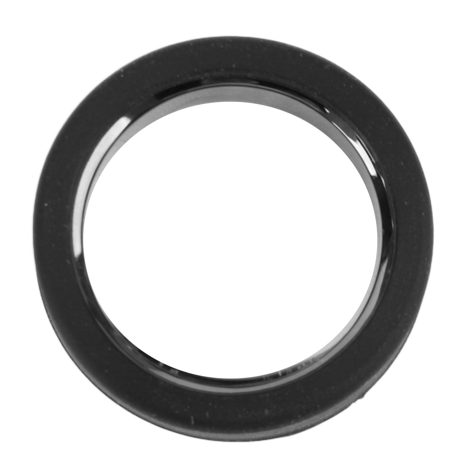 2Pcs Silicone Ring Cover, Smart Ring Protector Silicone Elastic Case, Thin Lightweight Anti Scratch Smart Ring Silicone Case for Men and Women, Black and White (M)