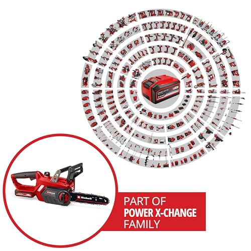 Einhell Akku-Kettensäge GE-LC 18/25-1 Li Kit Power X-Change (18 V, 23 cm Schnittlänge, 4,5 m/s Kettengeschwindigkeit, autom. Kettenschmierung, inkl. 1x 3,0 Ah Akku + Ladegerät) 2
