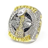 2020 Fantasy Football Championship Ring | Massive Silver and Gold Tone Award Trophy for FFL Champion...