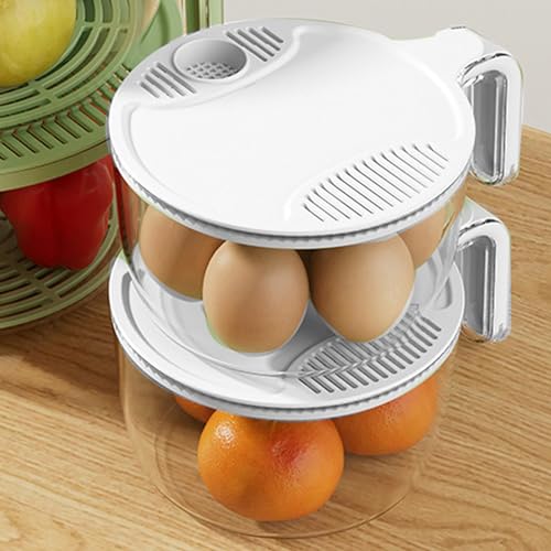 Colador pequeño de arroz plástico con tapa y asa miniatura 2