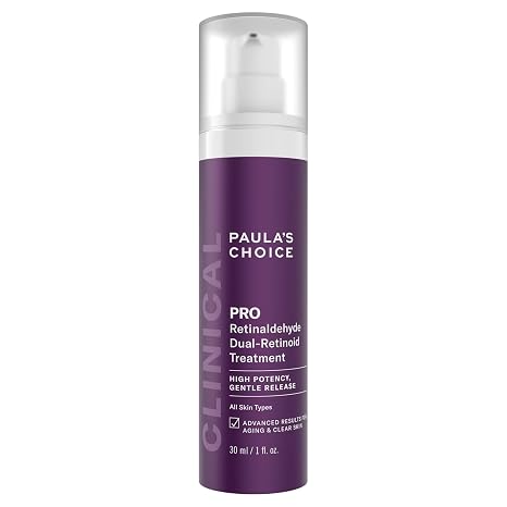 Paula's Choice CLINICAL Pro Retinaldehyde Dual Retinoid Treatment - Anti-Aging Face Serum - Blemished Skin - For Pure Skin - With Retinal & Adaptoid - All Skin Types - 30 ml