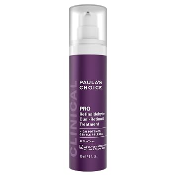 Paula's Choice CLINICAL Pro Retinaldehyde Dual Retinoid Treatment - Anti-Aging Face Serum - Blemished Skin - For Pure Skin - With Retinal & Adaptoid - All Skin Types - 30 ml