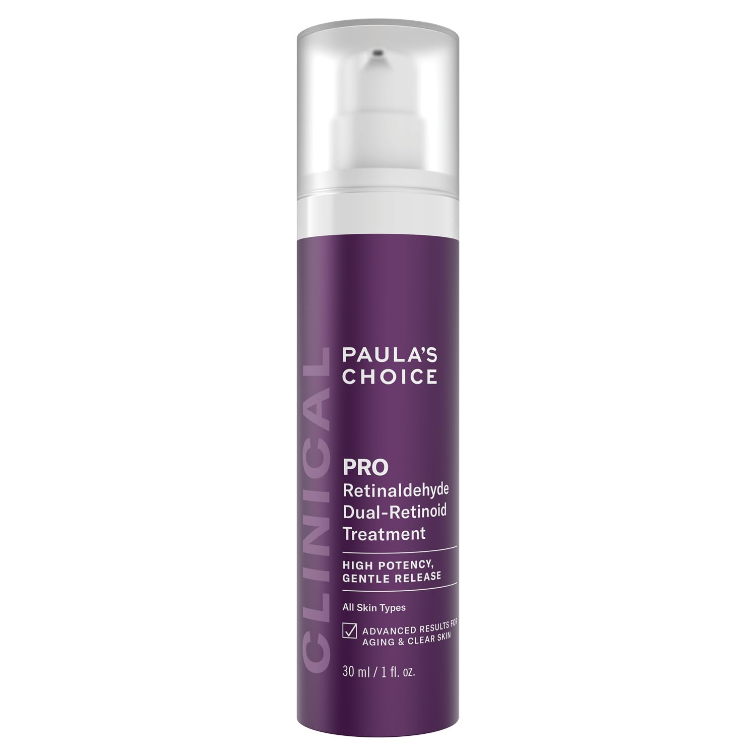 Paula's Choice CLINICAL Pro Retinaldehyde Dual-Retinoid Treatment, Serum for Face, Anti-Ageing, Fights Breakouts