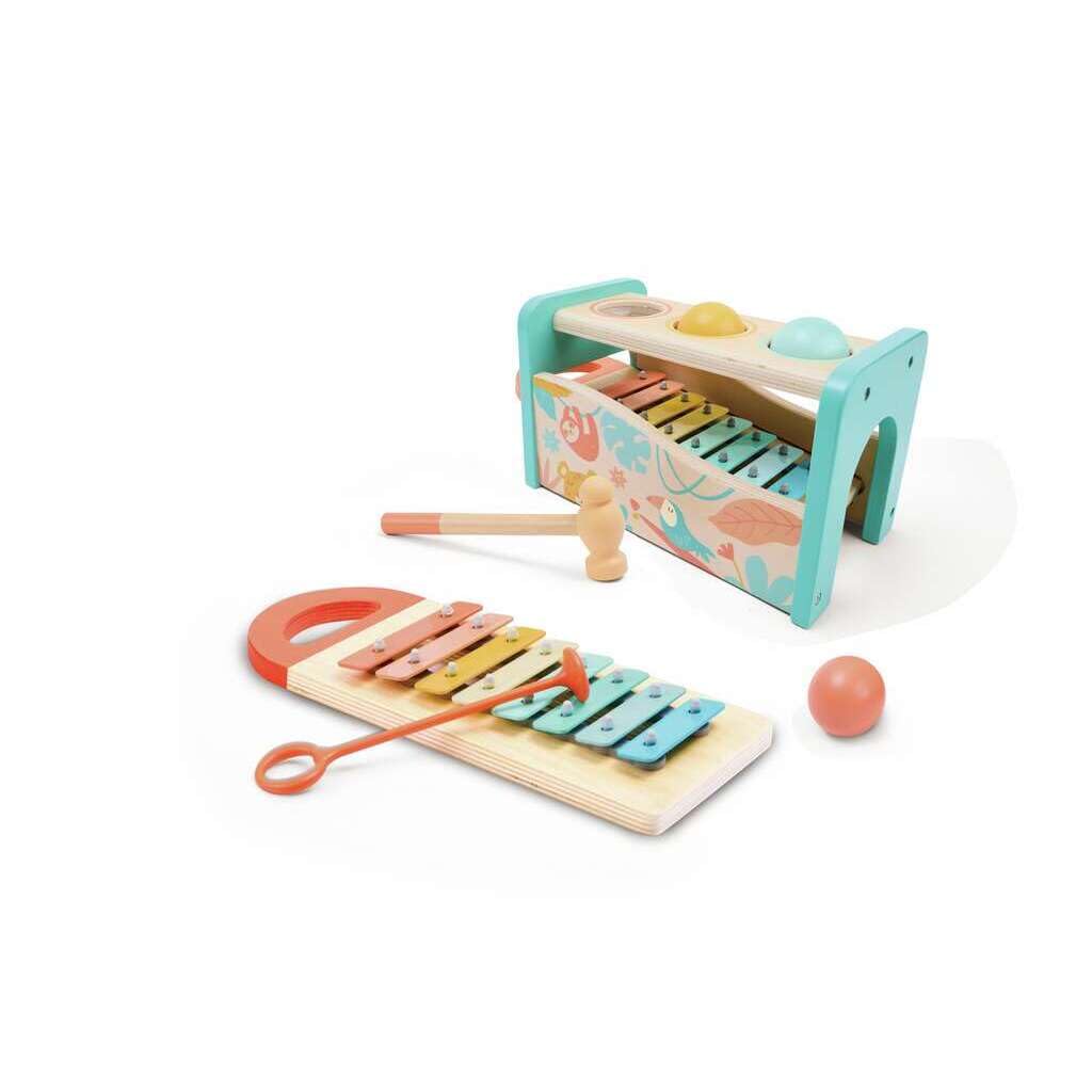 Hape Banc a marteler en Bois - Jungle