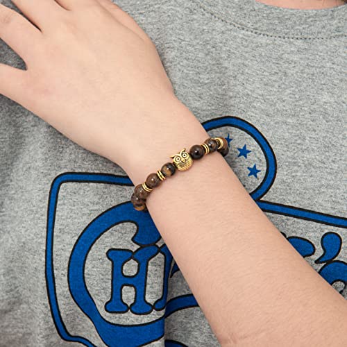 Softones Owl Gifts Owl Bracelets Healing Crystals Bracelet For Women Men Spiritual Energy Beaded Bracelet Set Gifts #TOP5