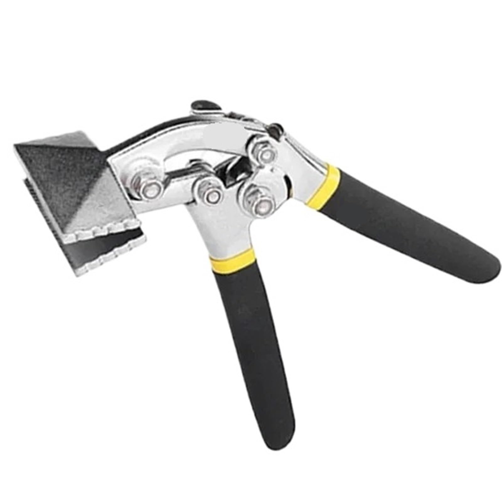 Sheet Metal Seamer Sheet Metal Hand Seamer Straight Jaw Bender Tools for Flattening Folding Bending Pliers Tool(80mm Elbow)