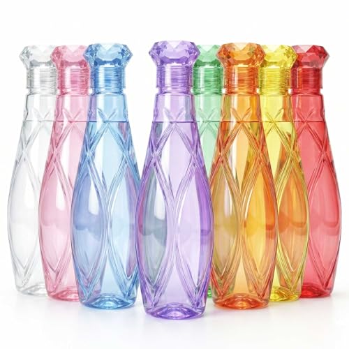 Image of RED WIND Unbreakable 1 Litre Crystal Curve Water Bottles | Pack of 3 | Multicolor | Leakproof Screw Cap | BPA-Free | Bottles for Fridge, Gym, Home, Office, School and Travel