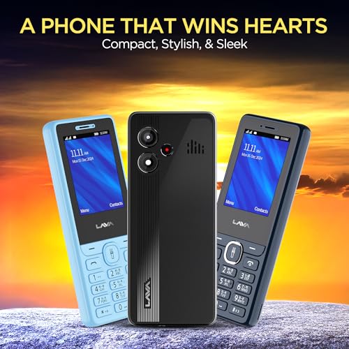 Image of Lava A2 Smart (2025) Dual SIM Keypad Mobile Phone - 2.4'' Big Display | Built-in UPI Payments | 1200mAh Battery | Bluetooth Feature | Camera | Auto Call Recording | and 9 Regional Languages - Black