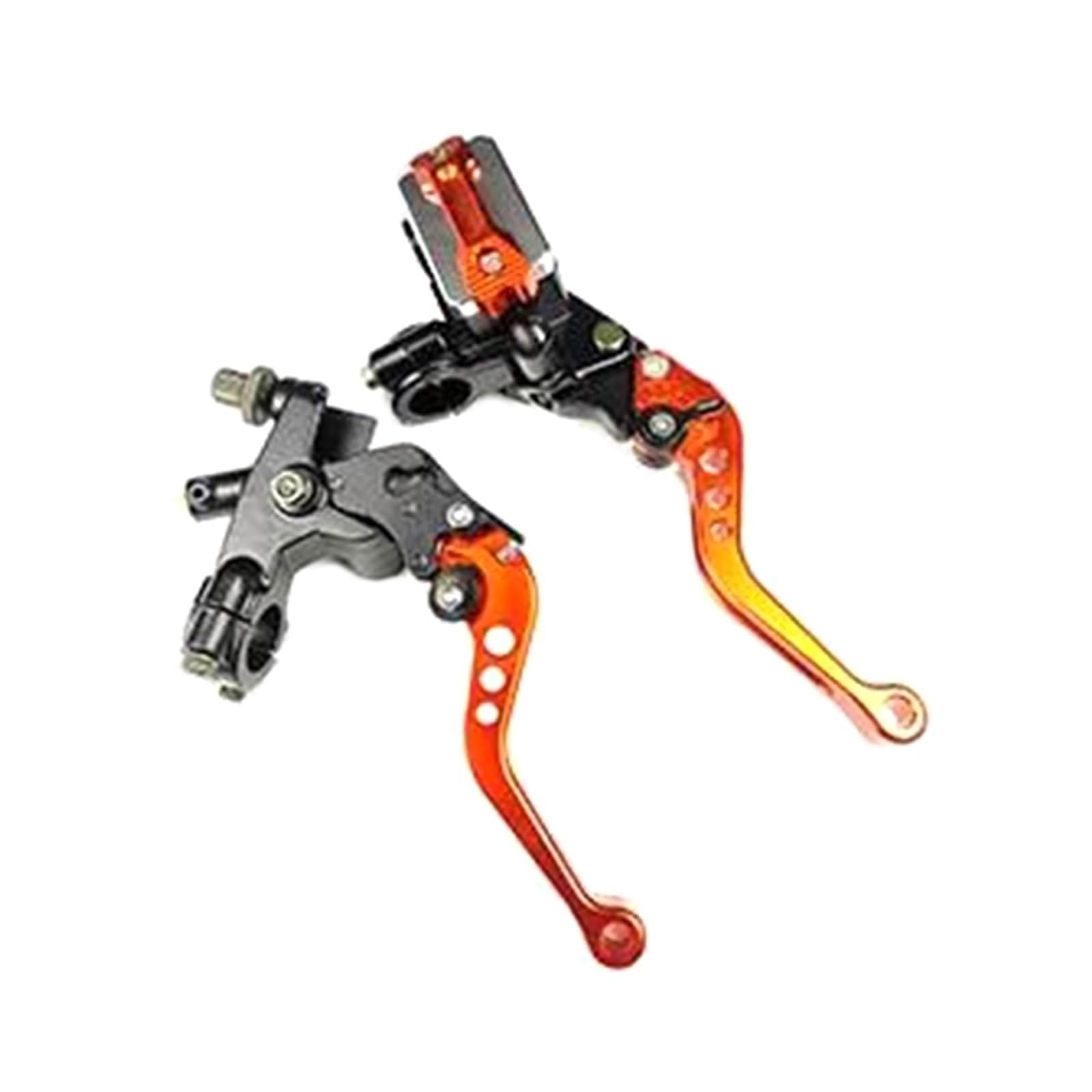 Leva Di Frizione Freno Motociclo Leva Della Pompa Idraulica Del Cilindro Della Frizione Del Freno Anteriore Del Motociclo Universale Da 7/8 "22mm 6 Colori(Orange)