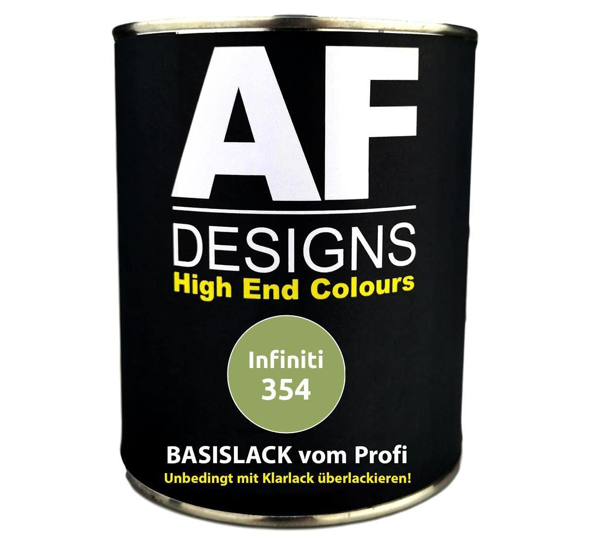 Alex Flittner Designs Peinture pour voiture Infiniti 354 Verde Campo - 1 l - Prêt à l'emploi