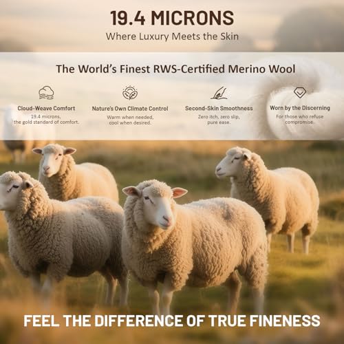 Merino Wool Hiking Socks for Men & Women - 19.42μm Anti-Blister | Temp Control & Moisture Wicking2