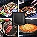 LADOKEE BBQ Grillmatte, 10er Set 40 x 33cm Wiederverwendbar, Antihaft Teflon Grillmatten bis zu 260 Grad, Dauerbackfolie BBQ, PFOA-FREI Grillmatte für Backofen, Elektronischen Grill, Holzkohlegrill