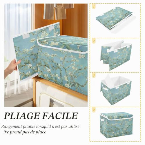 Boîte de rangement arbre de rangement Van Gogh pour chambre