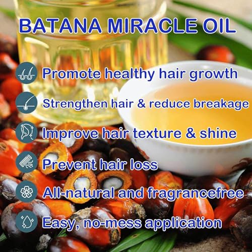 Batana 100% Natural Hair Growth Oil - Enhances Radiance, Promotes Wellness, Smooth Texture for Men & Women - All Hair Types - Image 5