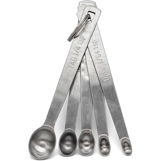 Fermentaholics Mini Measuring Spoons 4 Piece Set Nip Smidgen