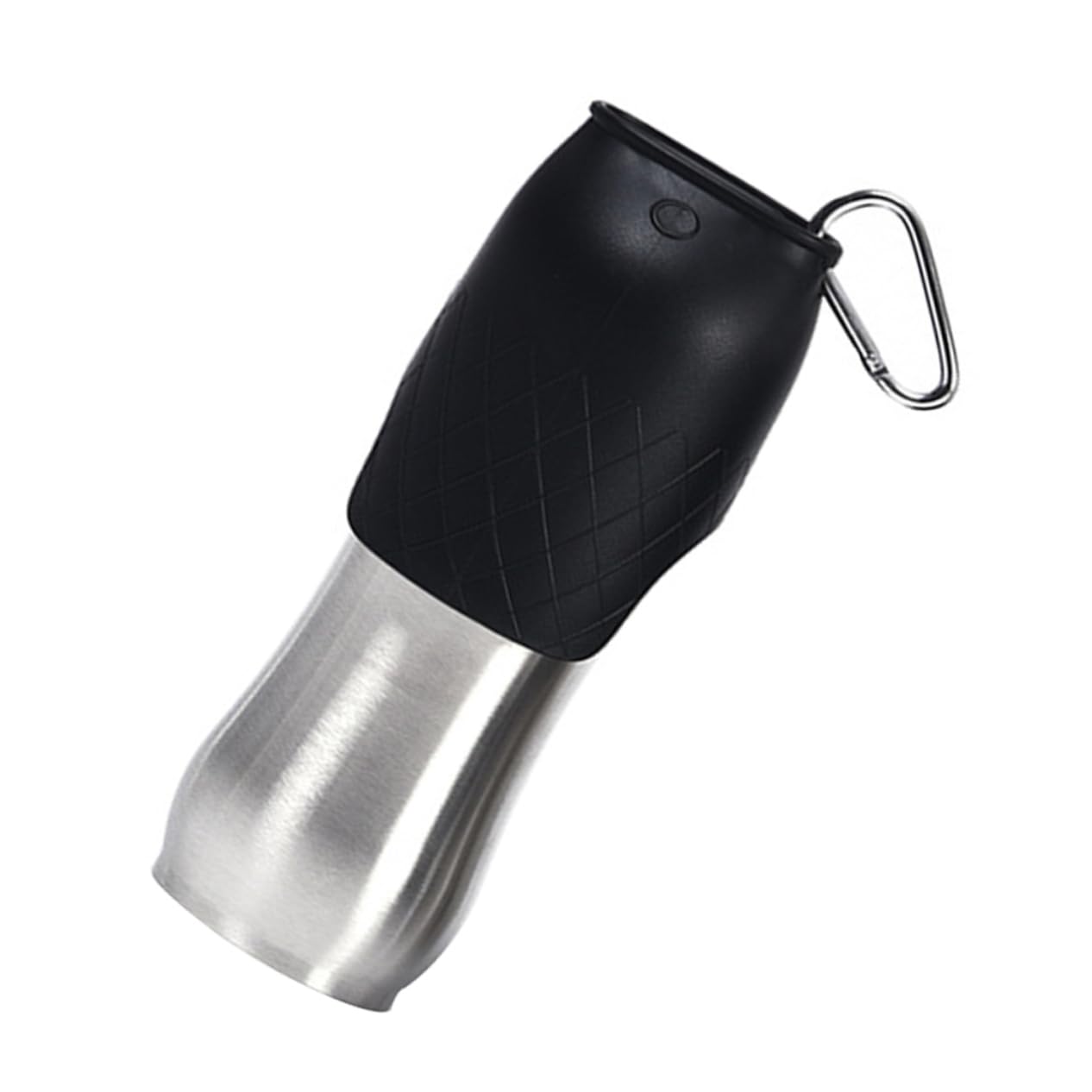 Sosoport Stainless Steel Pet Water Bottle Multifunctional Dog Water Dispenser Durable and Portable Pet Water Feeder for Outdoor Travel Hiking and Daily Use