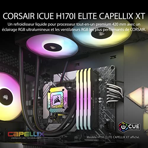Corsair CW 9060071 WW système de refroidissement d'ordinateur Processeur Refroidisseur de liquide tout en un 14 cm 1 pièce Neuf - vue 6