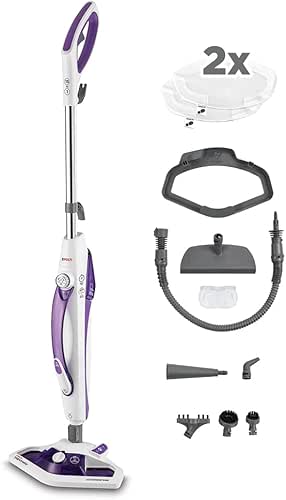 Polti Vaporetto SV440 Double, Nettoyeur Vapeur 2-en-1, Balai ou Nettoyeur