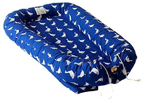 Nid de bébé dackis & goosie bleu océan pour le confort des nouveau-nés