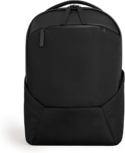 Troubadour Apex 4.0 - Mochila prémium para laptop de 22 l, ergonómica y resistente al agua, diseñada para el trabajo y los viajes, color negro