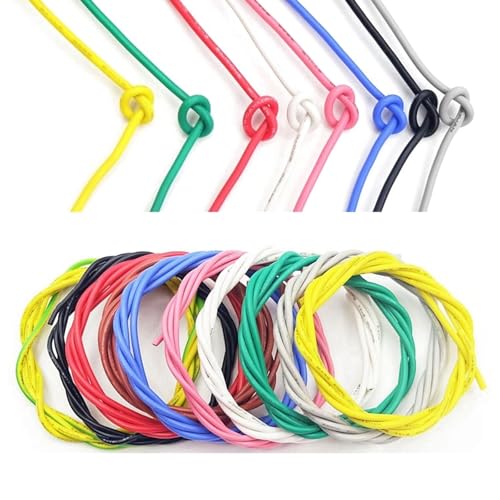 Fil électrique 28 AWG en silicone cuivre étamé 3000V câble alimentation éclairage machines