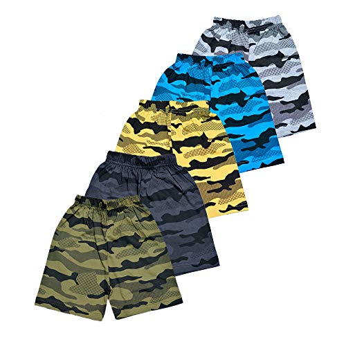 T2F BYS-ST2 Pantalones Cortos, Multicolor 2, 9-10 Years Unisex niños