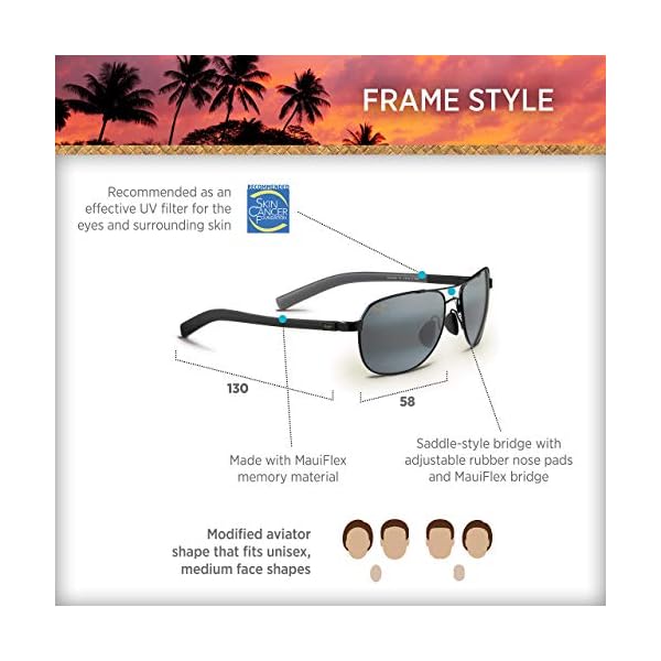 Maui Jim Unisex's Guardrails Sunglasses, Gloss Black/Neutral Grey Polarized, One Size - Image 10