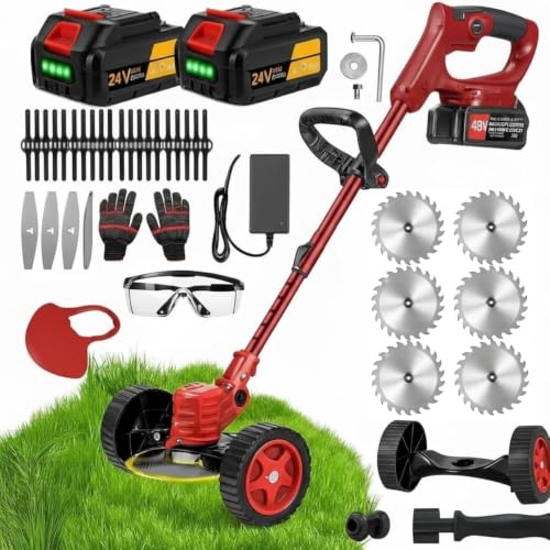Kartuviya 48V Cordless Lawn Trimmer with 2 Batteries - Image 2