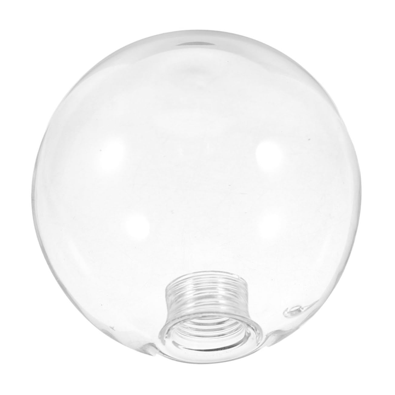 TOPBATHY G9 Threaded Glass Lamp Shade Globe Cover 2cm Diameter for Uniform Light Distribution in Home and Residential Spaces, Elegant and Sophisticated Round Globe Design