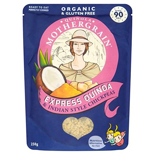 Quinola Mothergrain Indian Style Chickpea Express Organic Quinoa - 250g (0.55lbs)