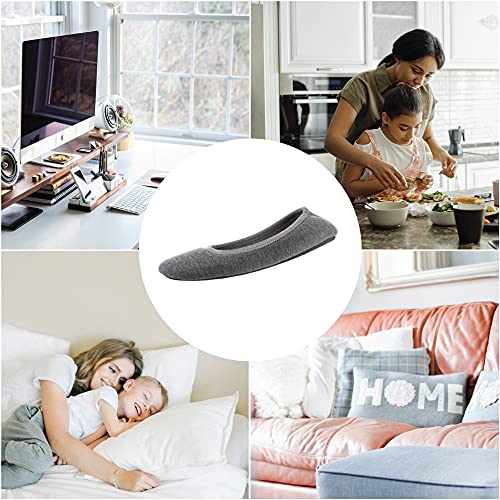 isotoner Women's Stretch Velour Victoria Ballerina House Slipper with all Around Memory Foam Comfort4