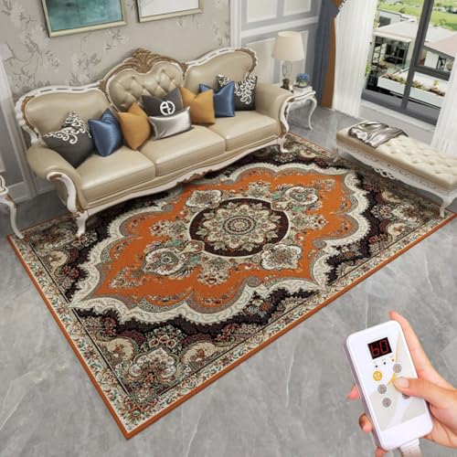 Calefactor Eléctrico Portátil de Alfombra Ajustable 120V