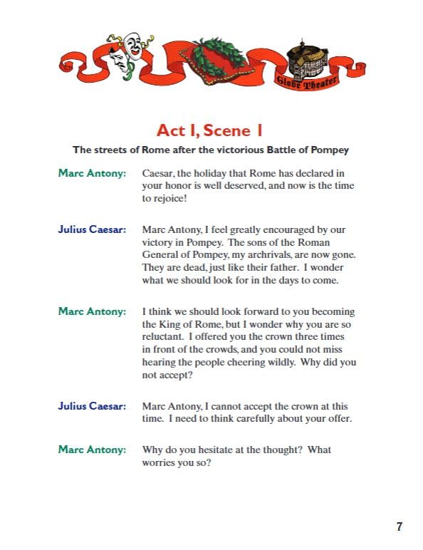 The Tragedy of Julius Caesar (Building Fluency through Reader's Theater) - Image 5